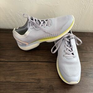 Vionic Embolden Women's Knit‎ Slip-on Arch Sneaker Blue Walking Shoes Sz 8.5